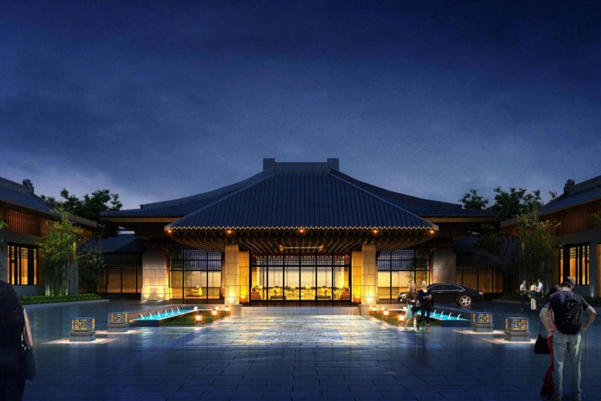 Jw Marriott Hotel Csüfu Kültér fotó